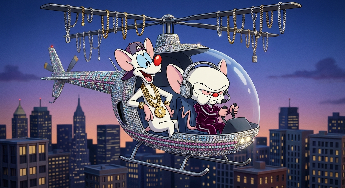 Iced out helicopter